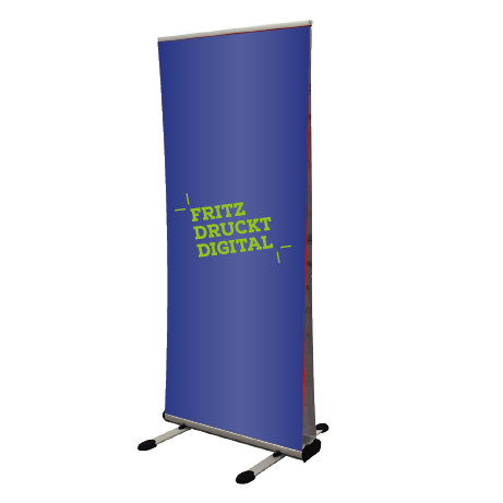 Roll-Up Outdoor | B 85 cm x H 200 cm | beidseitig bedruckt